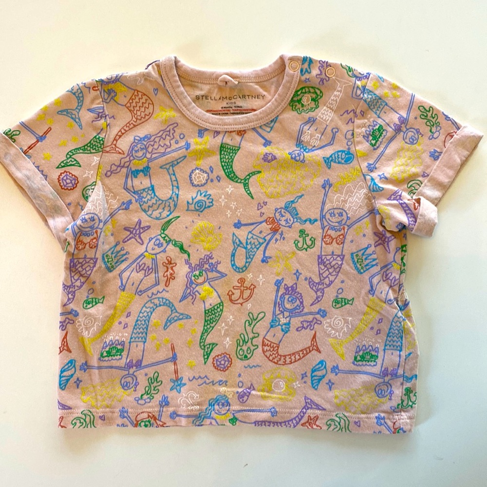 Used Stella McCartney Kids girls t-shirt 18 mo
